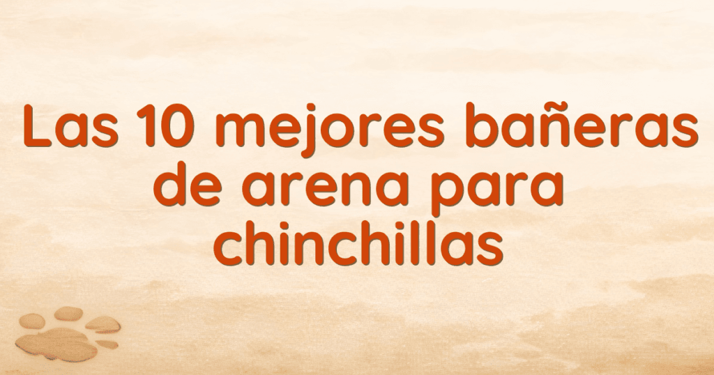Las 10 mejores bañeras de arena para chinchillas Las 10 mejores bañeras de arena para chinchillas