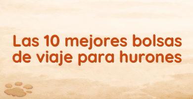 Las 10 mejores bolsas de viaje para hurones