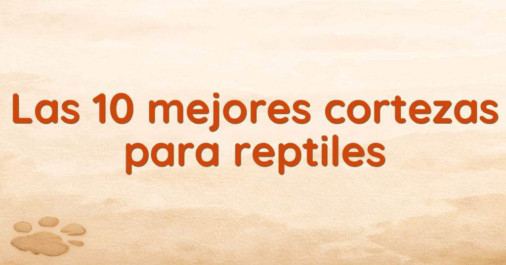 Las 10 mejores cortezas para reptiles