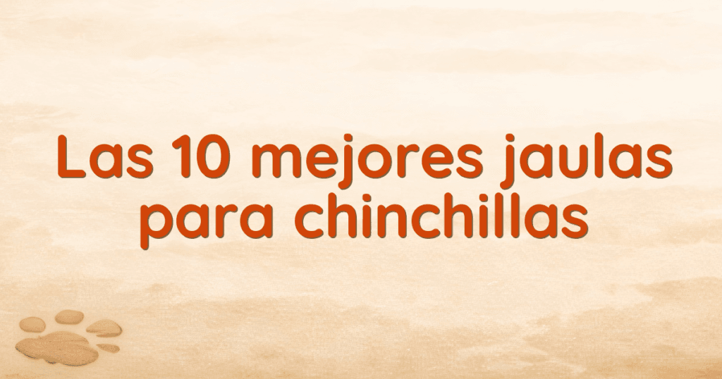 Las 10 mejores jaulas para chinchillas