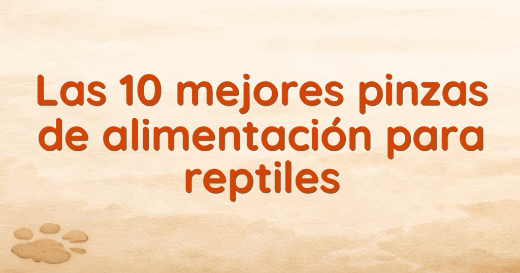 Las 10 mejores pinzas de alimentación para reptiles
