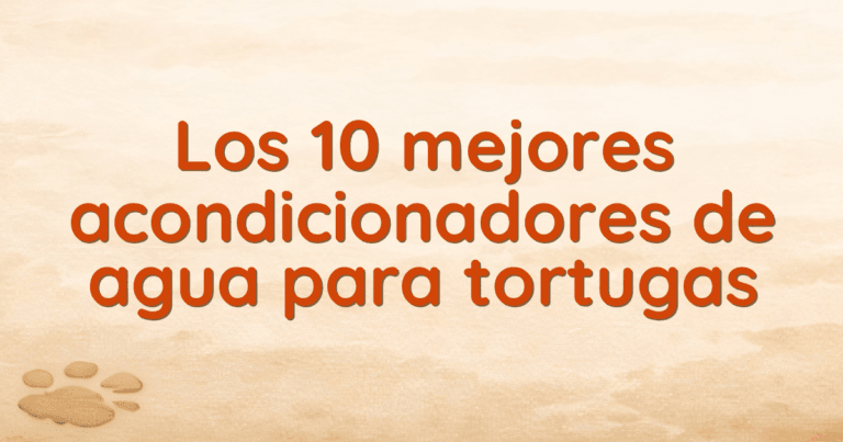Los 10 mejores acondicionadores de agua para tortugas