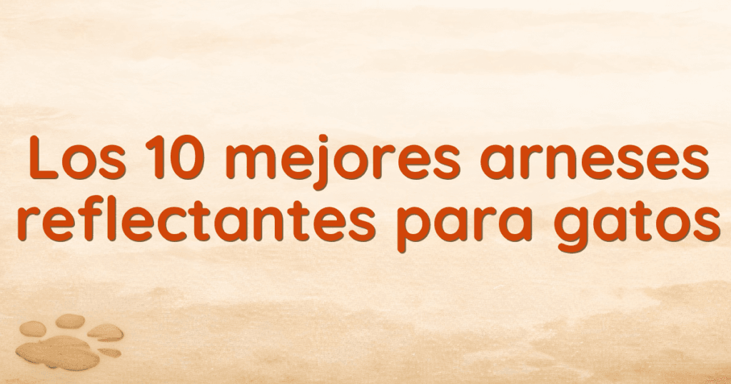 Los 10 mejores arneses reflectantes para gatos