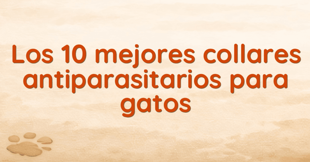 Los 10 mejores collares antiparasitarios para gatos
