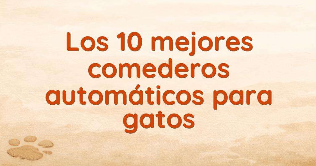 Los 10 mejores comederos automáticos para gatos