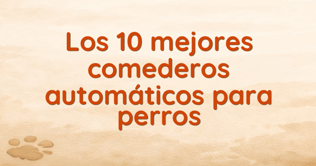 Los 10 mejores comederos automáticos para perros Los 10 mejores comederos automáticos para perros
