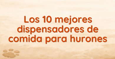 Los 10 mejores dispensadores de comida para hurones