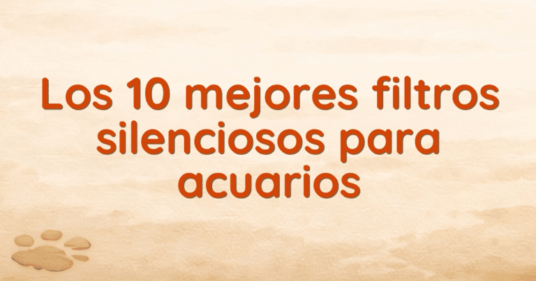 Los 10 mejores filtros silenciosos para acuarios Los 10 mejores filtros silenciosos para acuarios