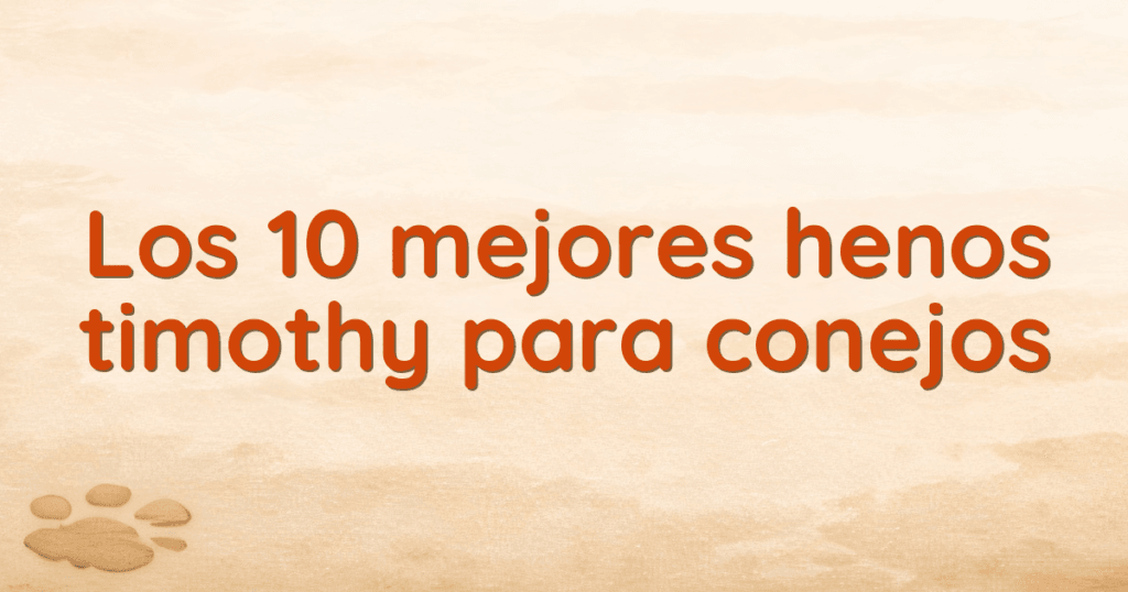 Los 10 mejores henos timothy para conejos Los 10 mejores henos timothy para conejos