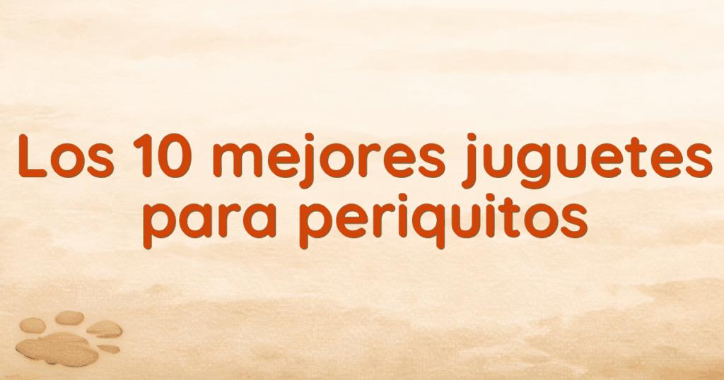 Los 10 mejores juguetes para periquitos