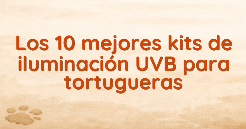Los 10 mejores kits de iluminación UVB para tortugueras