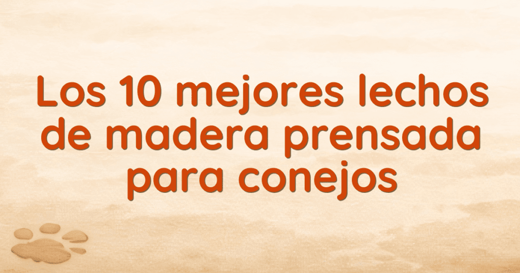 Los 10 mejores lechos de madera prensada para conejos Los 10 mejores lechos de madera prensada para conejos