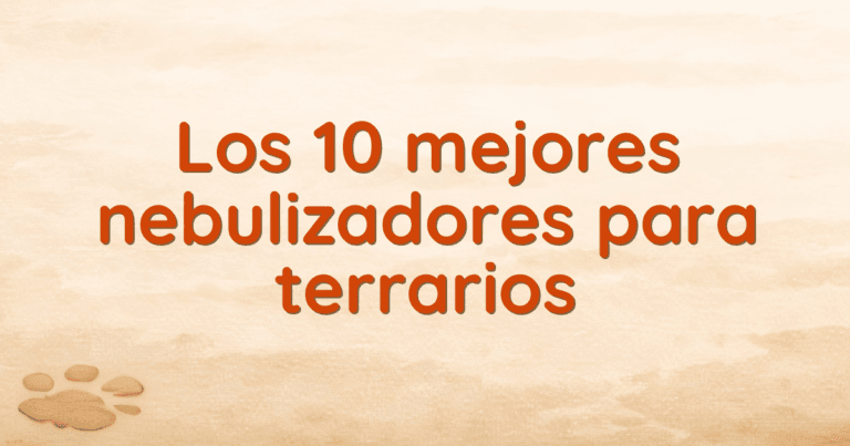 Los 10 mejores nebulizadores para terrarios