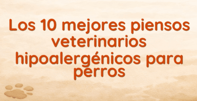 Los 10 mejores piensos veterinarios hipoalergénicos para perros