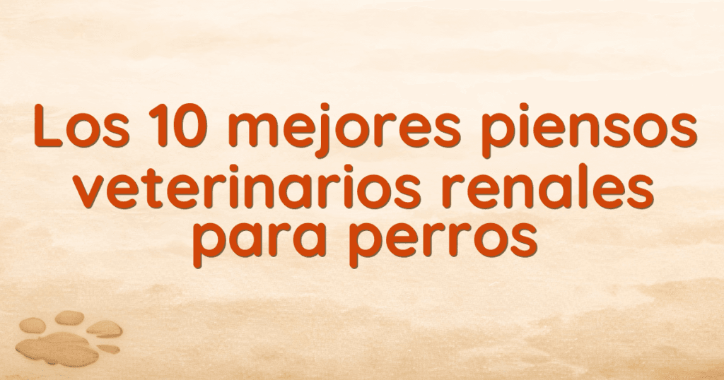 Los 10 mejores piensos veterinarios renales para perros