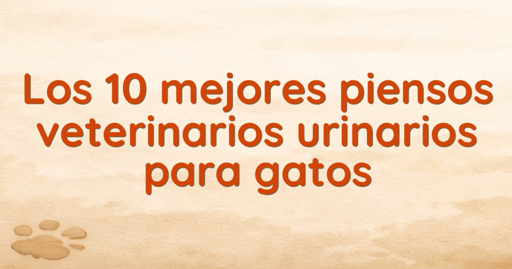 Los 10 mejores piensos veterinarios urinarios para gatos