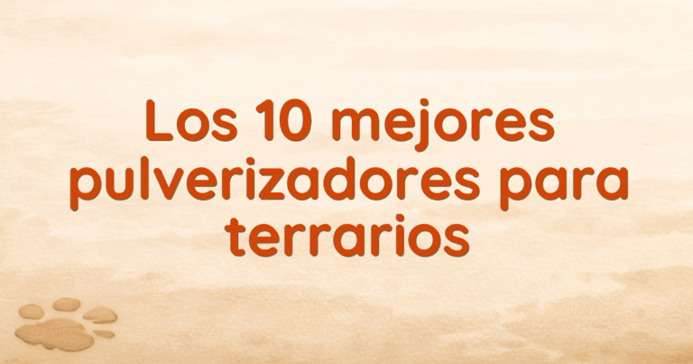 Los 10 mejores pulverizadores para terrarios