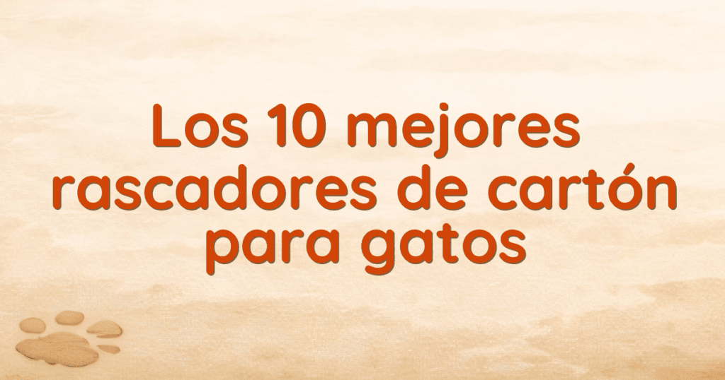 Los 10 mejores rascadores de cartón para gatos Los 10 mejores rascadores de cartón para gatos