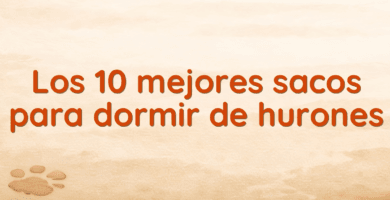 Los 10 mejores sacos para dormir de hurones