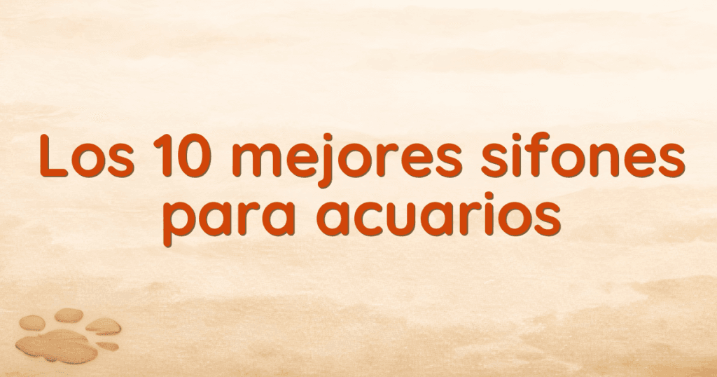 Los 10 mejores sifones para acuarios Los 10 mejores sifones para acuarios