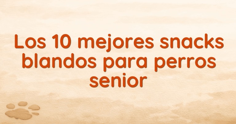 Los 10 mejores snacks blandos para perros senior