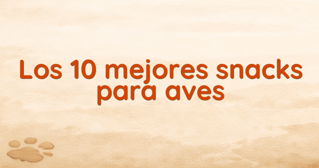 Los 10 mejores snacks para aves Los 10 mejores snacks para aves