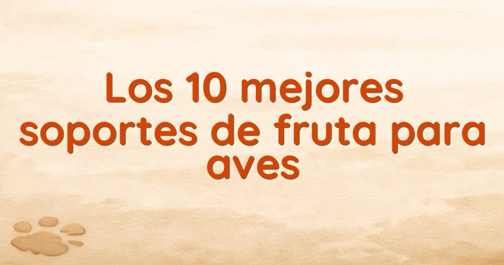 Los 10 mejores soportes de fruta para aves Los 10 mejores soportes de fruta para aves