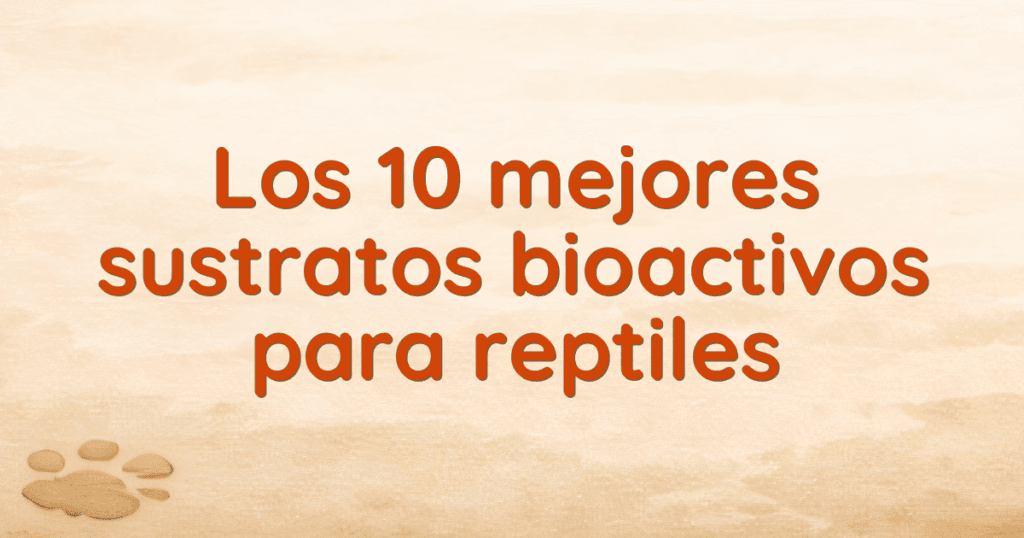 Los 10 mejores sustratos bioactivos para reptiles